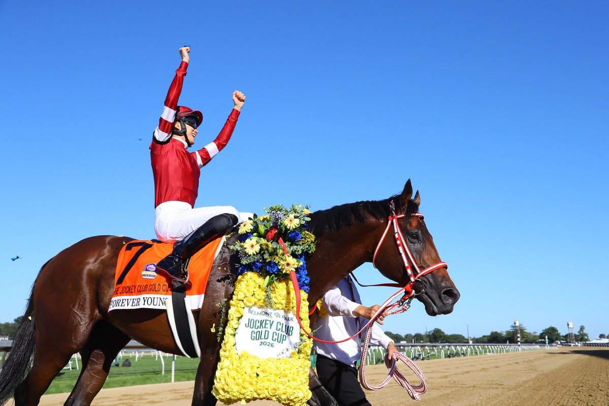 yahagistable's tweet photo. 先週の結果🏇🇺🇸

9/19(土)
ベルモントパーク競馬場 5R 
ジョッキークラブゴールドカップ･G1
フォーエバーヤング 1着🥇

応援ありがとうございました！

(写真提供：岡田修平カメラマン) https://t.co/Szokp7C4Fl