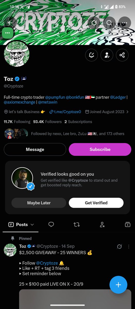 Stephensme6064's tweet photo. @0xMrPinky @Cryptoze HcxoWiZu7f4Lw2or5P8qx35uBB9ZnRDqUhF8kZE3kEFL

All done ✅ https://t.co/y3T6iaKIWX