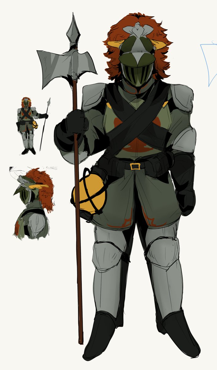 FARFORC's tweet photo. i'm so satisfied with this Empire lancer redesign 🐯🐯 https://t.co/R0VD6D874i