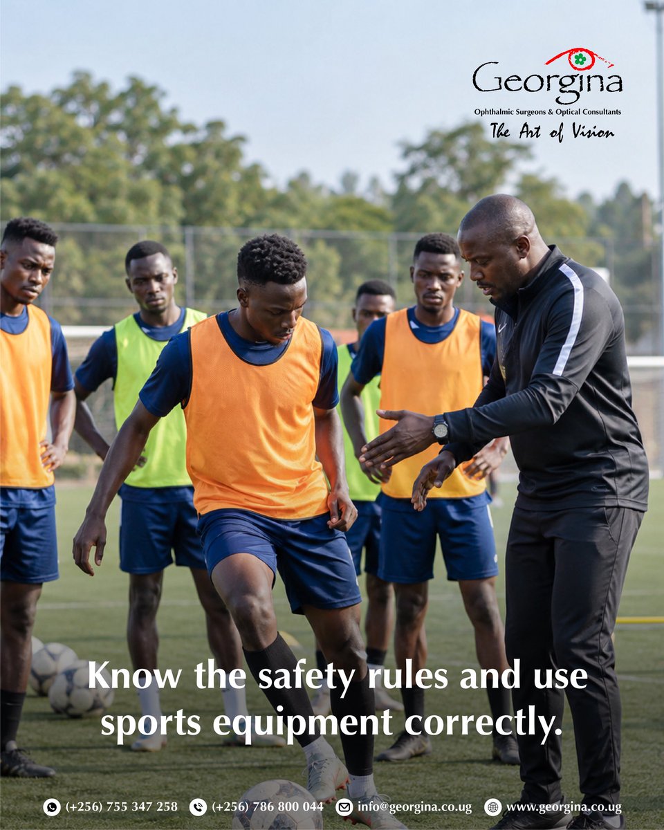 GeorginaOptical's tweet photo. Eye protection starts before you step onto the field. 🛡️👁️

A quick safety check before training or competition can help you stay prepared and protect your vision.

#GeorginaEyeClinic #SportsEyeSafety #EyeProtection #PlaySafeSeeSafe https://t.co/sXzMJ3ML7U