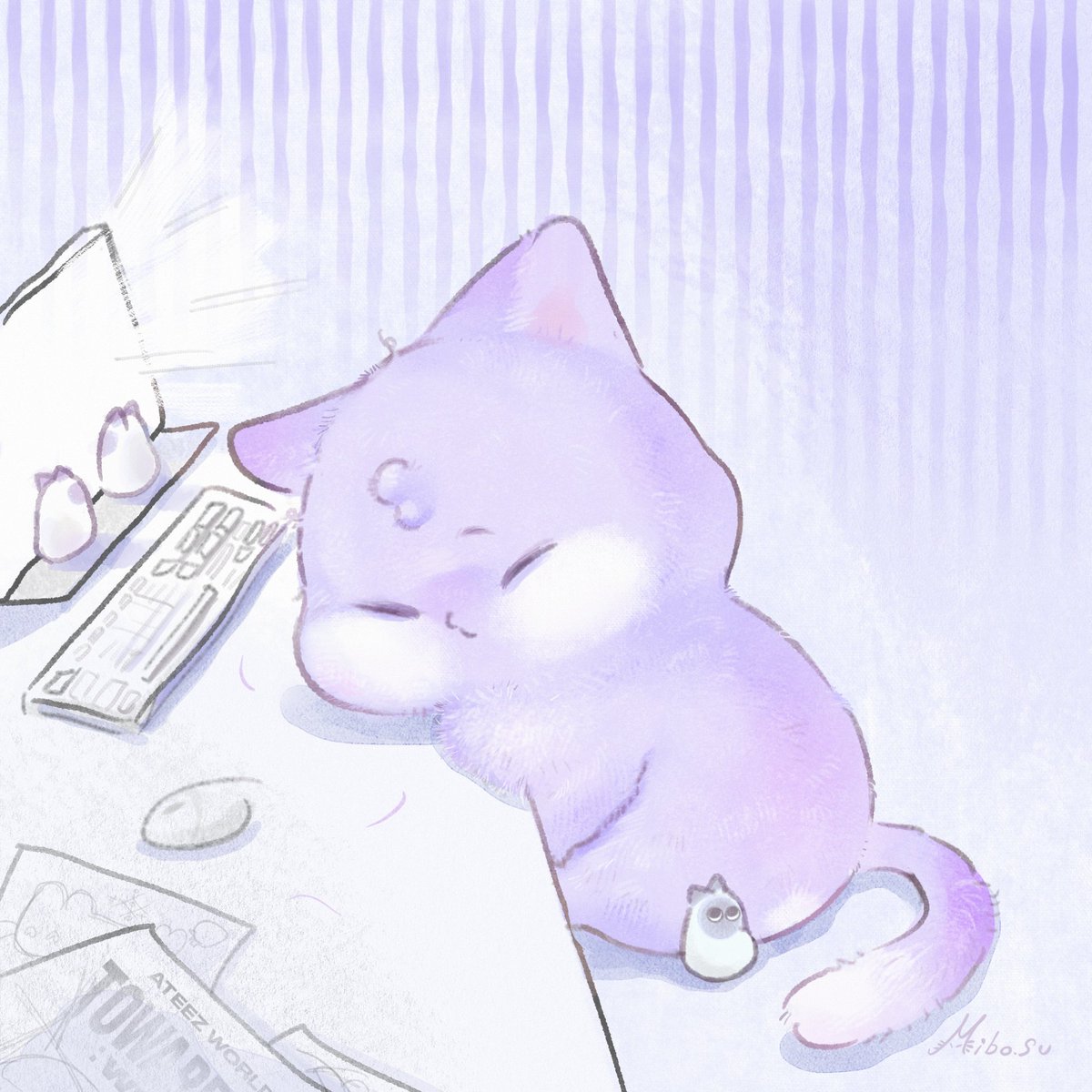 Mibo_Su's tweet photo. Sandeoki so tired all the time..💤🥱
#ANITEEZfanart https://t.co/Ko2g0uLIH5