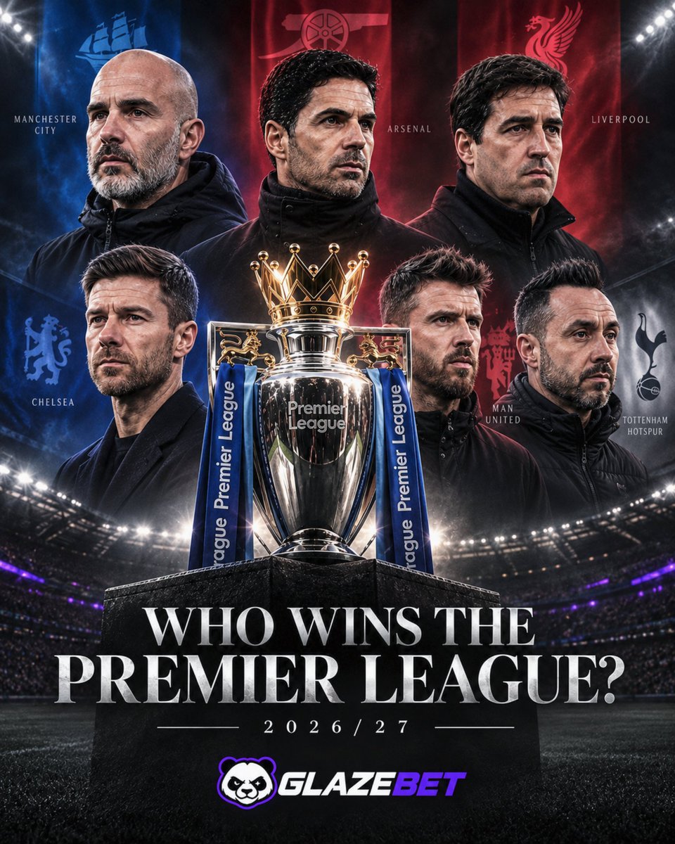Glazebet's tweet photo. Manchester City are cooking without Pep.
Arsenal just lost 3-0.
Liverpool are looking better defensively.
Chelsea’s defence can’t keep up with their attack.
United have 5 points from 5 games.
Spurs are battling relegation, again.

Who actually wins the Premier League this season? https://t.co/UQH28LPRsg