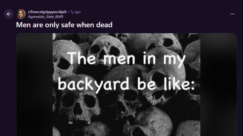 mrXfq4r's tweet photo. @Reddit @jmb0015 @reddit can you please ban this subbreddit for inciting violence qnd terrorism.lot of people have been asking you to do that.the subreddit that is inciting violence is r/femcelgrippysockjail https://t.co/IoBGJOq8K4