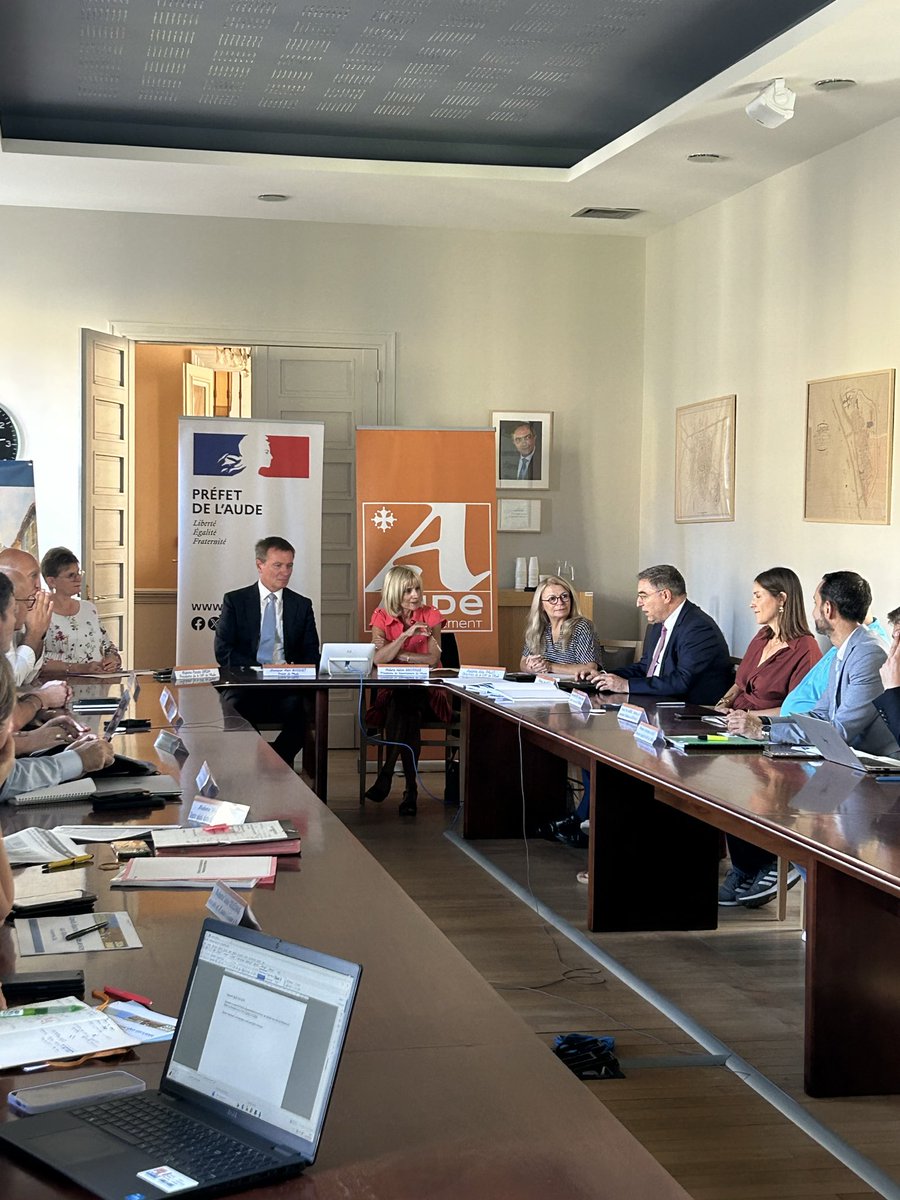 Image de Préfet de l'Aude - #Signature  ✍🏻du Schéma départemental des services aux familles de l’Aude I Les partenaires du Comi