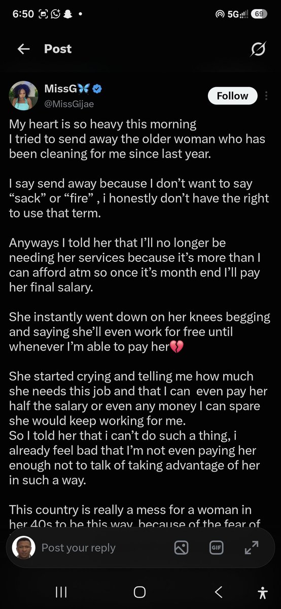 albertlambert43's tweet photo. @MissGijae @adebayounique1 @IsabellaAmara1 See who is discouraging people from working for 80k. You are more stupid than I thought. You couldn't even pay 50k to your cleaner and you sacked her. Yet you want to lecture a school owner on best salary scale to keep his business. You should be ashamed of yourself https://t.co/ofK7wArdGm