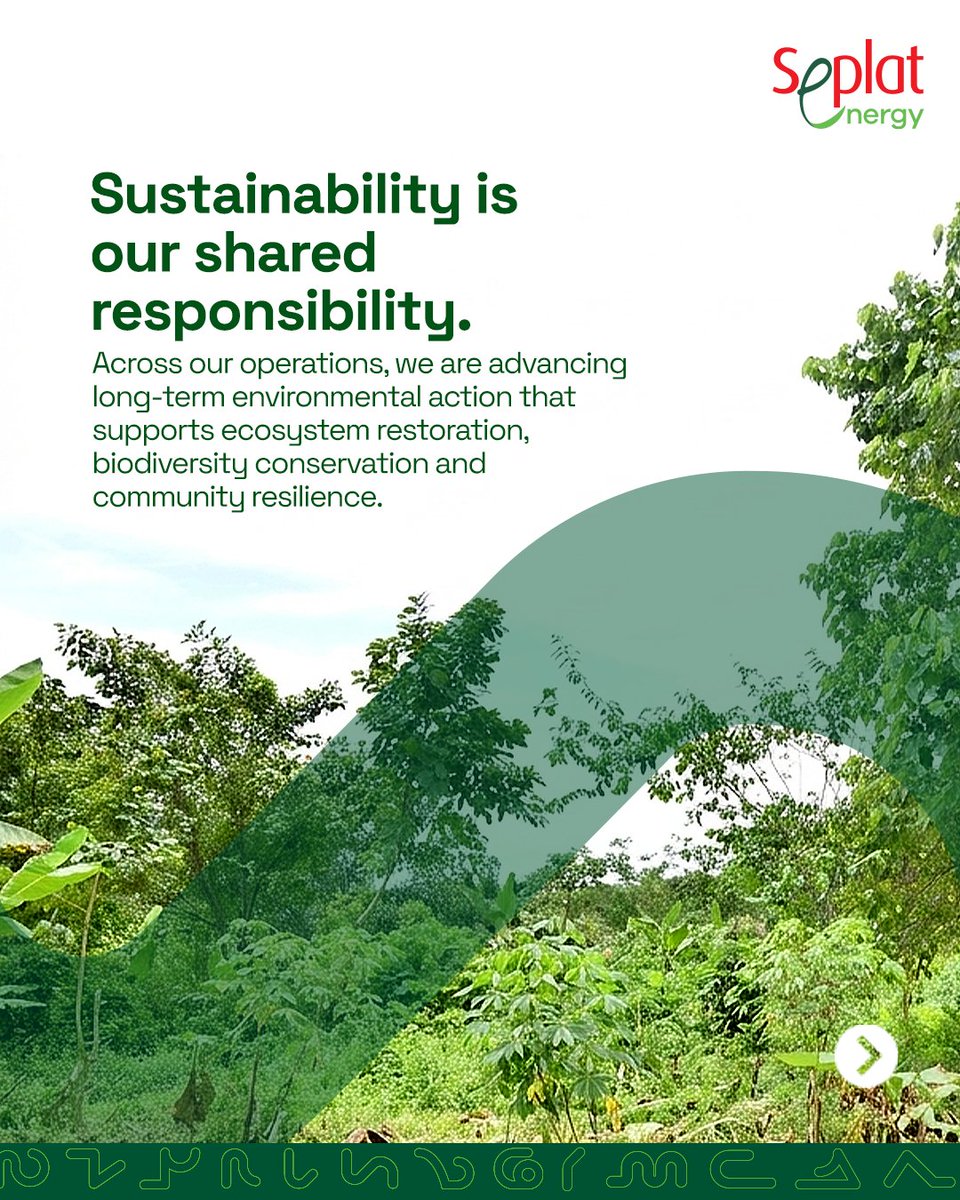 SeplatEnergy's tweet photo. Tree4Life is our leading reforestation initiative, focused on restoring ecosystems, and supporting land recovery across the communities where we operate. 

In 2025, we doubled our tree planting target, delivering 200,208 trees, bringing total progress to 231,028 trees. https://t.co/NdfJP2VQXp
