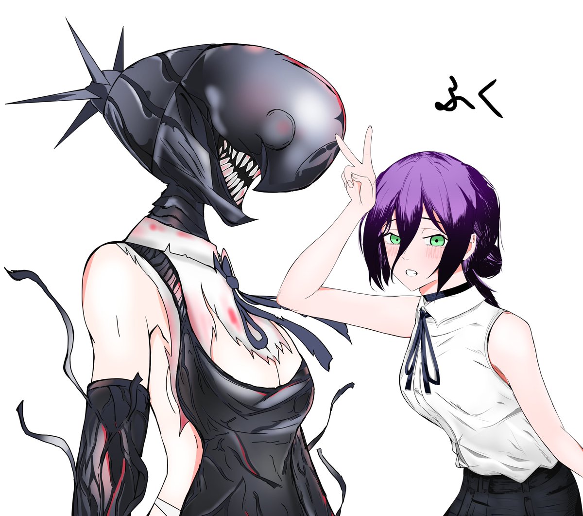 Hukusan_00's tweet photo. Reze
#チェンソーマン‌ 　#レゼ https://t.co/xcJtaaGTbB