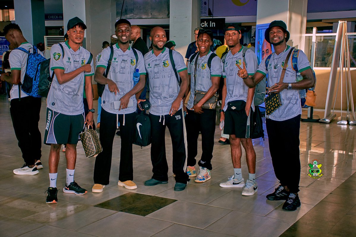 pillarsfc's tweet photo. ✈️ LAGOS BOUND!
The Sai Masu Gida were at the MAKIA this morning as they embarked on their journey to Lagos for the EUROMATCH-NPFL27 MD5 against Inter Lagos.
The boys have since landed safely and are in high spirits, with full focus now on the midweek clash.
SAI MASU GIDA! https://t.co/GhbLshk0wk