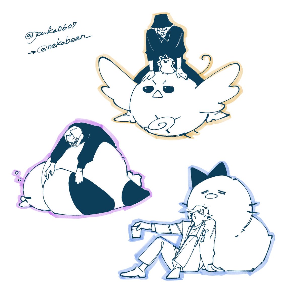 jouka0607's tweet photo. いいねしてくれた方のメディア欄覗いて素敵絵を私の絵柄で描いてもよろしいですか

反応ありがとうございました！ https://t.co/TMmXHvANcb