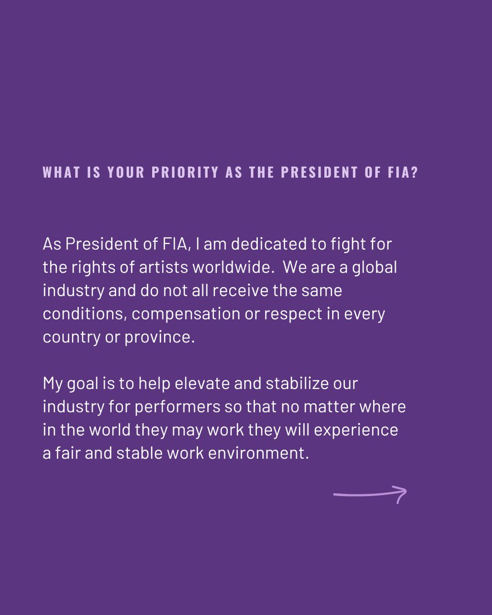 FIA_actors's tweet photo. “Spotlight on…” is an interview series designed to help you get to know our members on a more personal level. Do you know the President of FIA?

Read the full interview and many more on our website 👉https://t.co/ZyycEKqrYE https://t.co/UVAOwNp37f