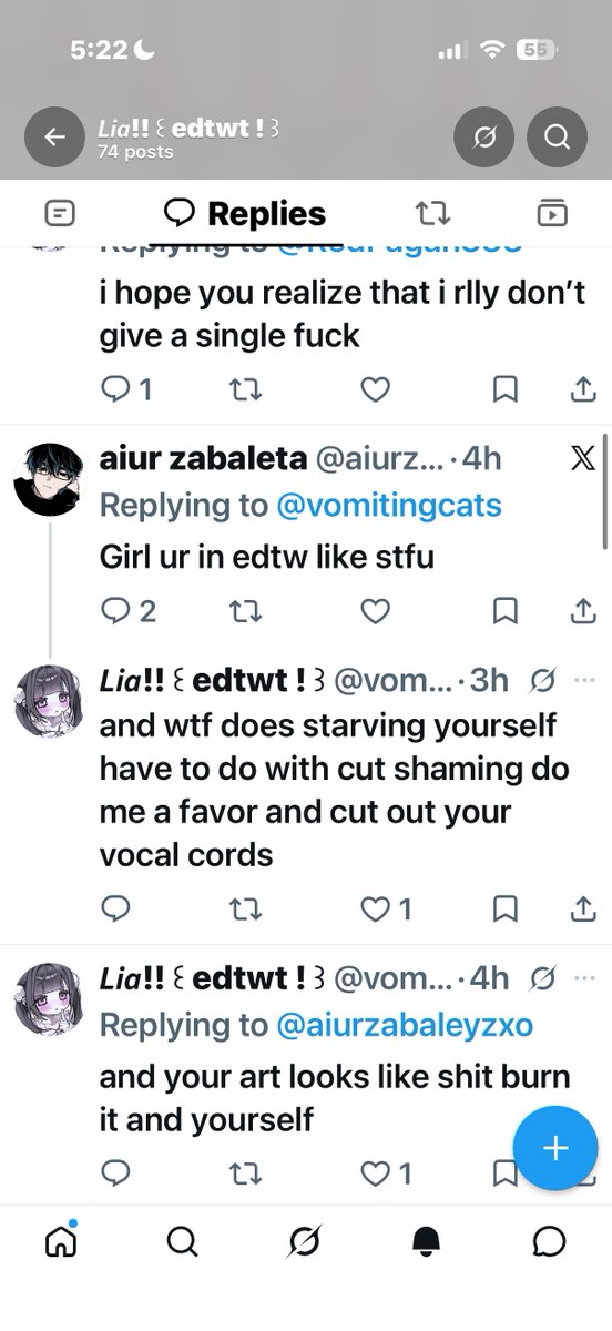sprinklmarii's tweet photo. (all of the ss provided by @vomitingcats !)

y'all bitches rlly sit on twt joking around about other peples sh???.. y'all r the definition of bored degenerates istg. u guys r sitting there defending a bitch who was "joking" about the depth of my hgs sh. sure bro ight. #cucks https://t.co/QDsIcCBR2S