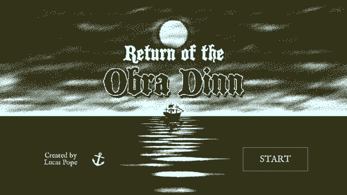 kan_ami_ze_ami's tweet photo. Return of the Obra Dinn、ずっと気になっててついに��ったけど思ってたよりかなり怖くて難しい、面白い…！ https://t.co/BlK0VYYL2N