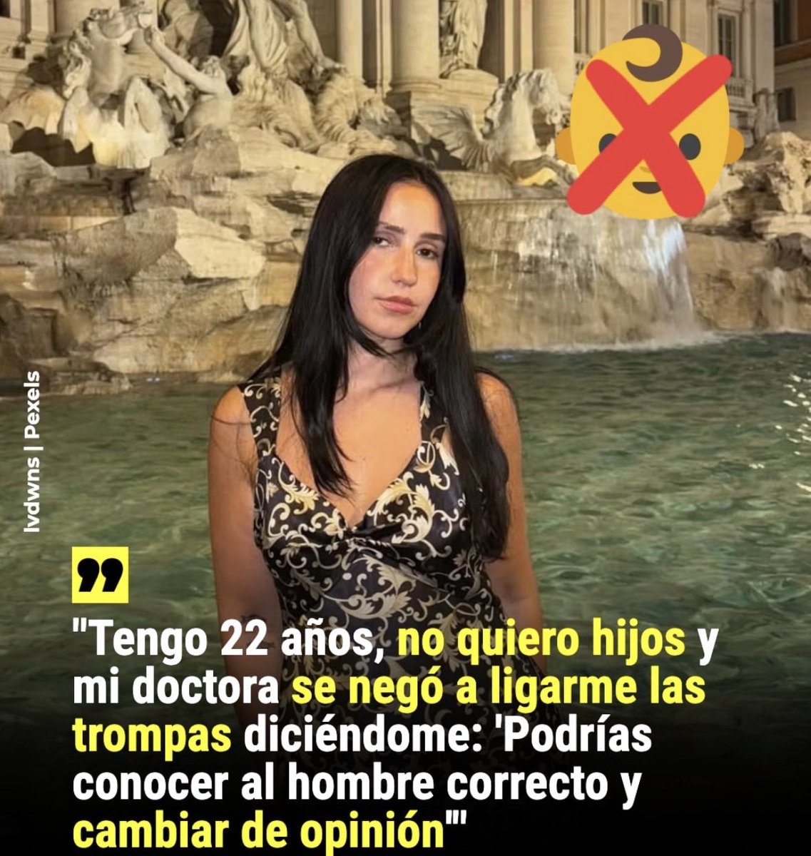 user9138827482's tweet photo. Porq les duele tanto q una mujer no quiera tener hijos. https://t.co/vY5Rges47o