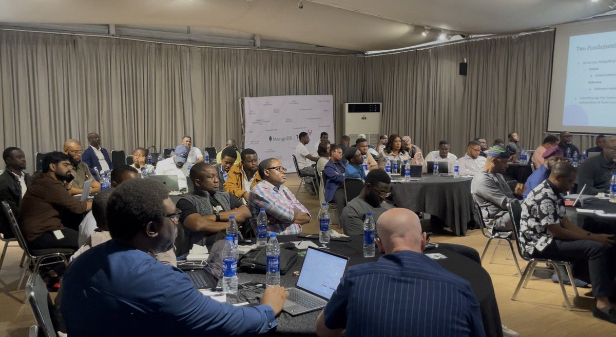 T5Technologies's tweet photo. A day of learning, collaboration, and innovation. 🚀💻

A look back at an inspiring Developers Day with MTN, alongside our partners at MongoDB. 🤝✨

#DevelopersDay #MongoDB #MTN #Tier5Technologies https://t.co/TuU8St1UIL