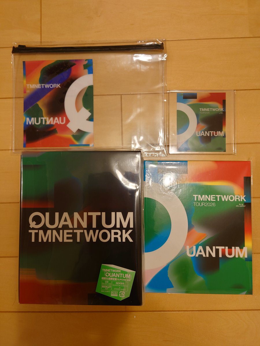 koalanP's tweet photo. 届いた、届いた、嬉しいな🩷

TMNETWORK
NEW CD💿『#QUANTUM』
NEW ライブBD https://t.co/WflhaEB7s3