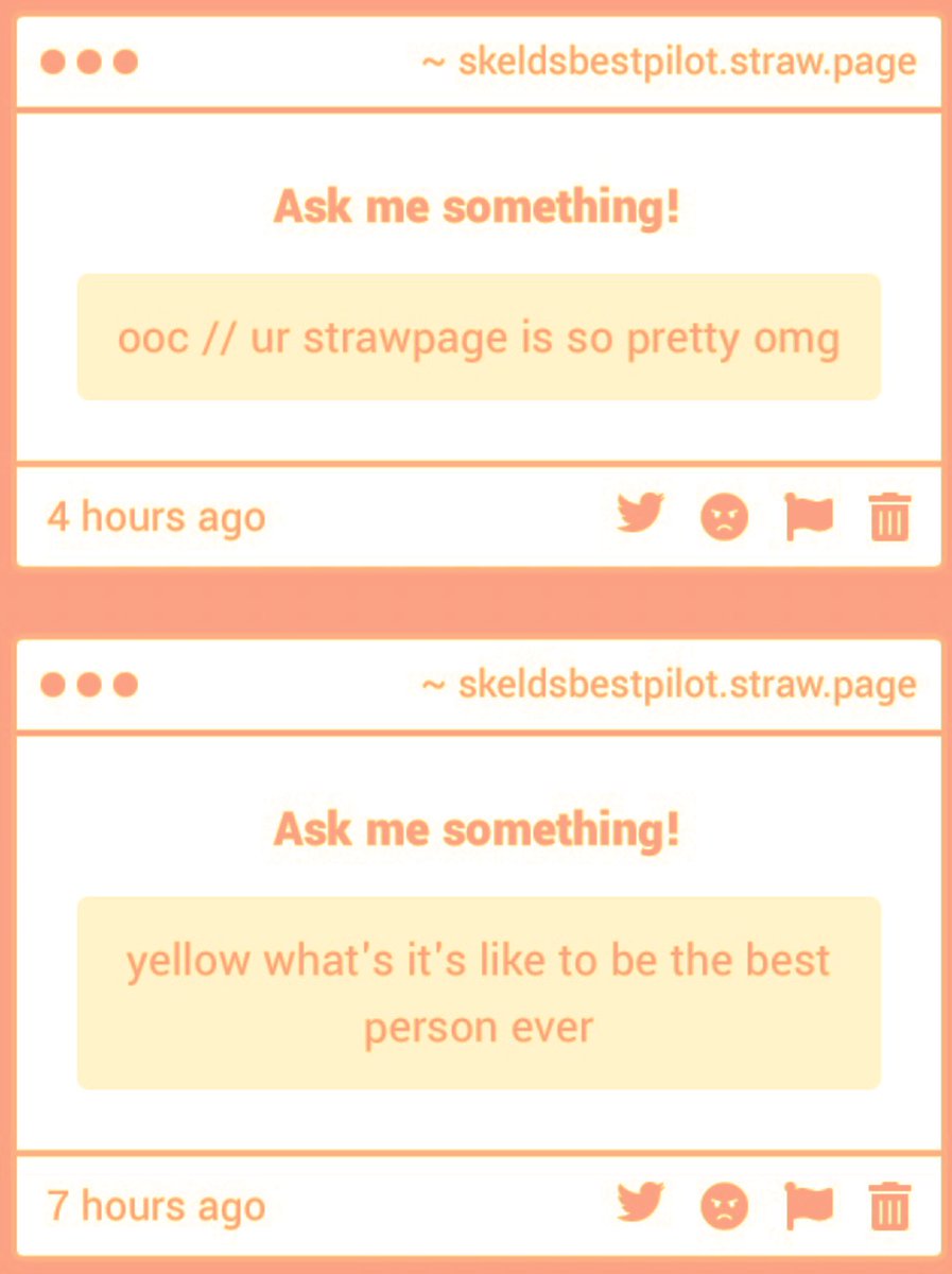 BestSkeldPilot's tweet photo. Oh wow, I’ve gotten more asks and… Gimmicks? That’s the name i think.. Than I thought I would! I will be briefly answering them now.

🌼- Thank you! Lime helped me set it up. I like the flowers. 🥰

 💛- The best? I never knew I had fans! 😱😨 😳 Well, id say it’s okay! https://t.co/hd2xD8jNxy
