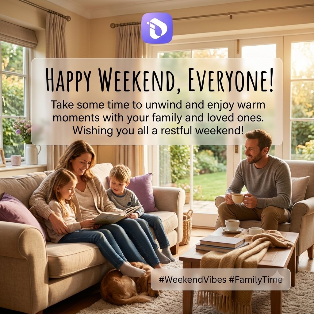 forhad430vk's tweet photo. Weekend Greetings / Well Wishes
​Happy weekend, everyone! 🏡❤️ Take some time to unwind and enjoy warm moments with your family and loved ones. Wishing you all a restful weekend! 
#InterLink #ITLG #ITL https://t.co/SthL5nsl9E