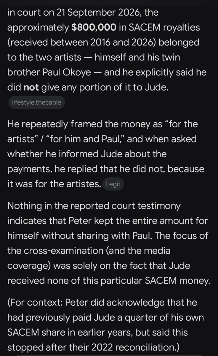 airgist's tweet photo. @UcheMaryOkoli The money was shared with Paul.....peter said it that He received a huge money .....STOP THE LIE https://t.co/ho7RtgGF2J