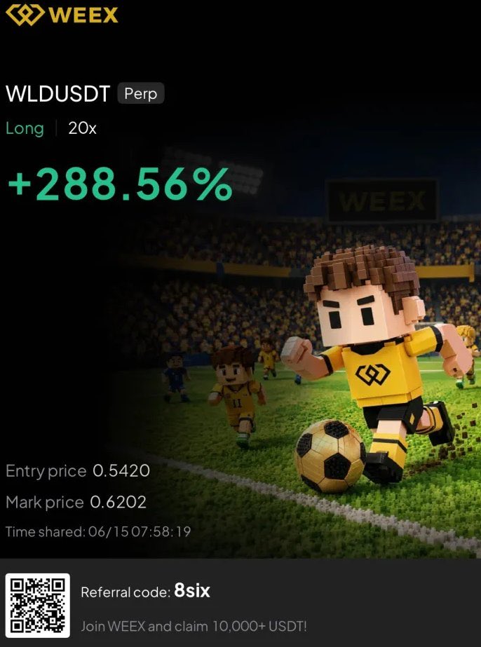 CryptoLif33r's tweet photo. We've been racking up gains on WEEX, and the momentum keeps building!

Jump onto WEEX, learn how we trade, and start your own journey today.

https://t.co/A8cT9NO4PI… https://t.co/xjkAfJcpej
