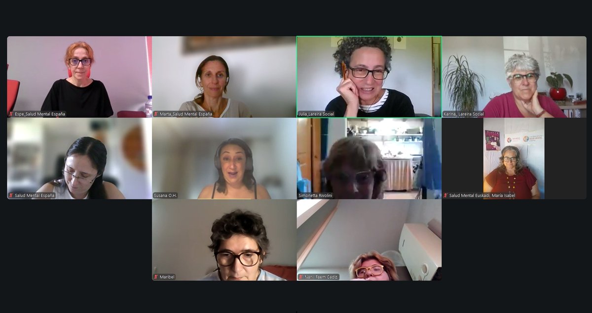 consaludmental's tweet photo. 💜Ayer en #SaludMentalEspaña organizamos una nueva jornada online con las creadoras de #RedCreas #proyectoHUB.

Estuvimos trabajando en un nuevo reto 👉🏿 conseguir que “Lo que somos y lo que nos sostiene” se convierta en nuestra primera creación colectiva.

Financia @MSocialGob https://t.co/AU621SfwVH