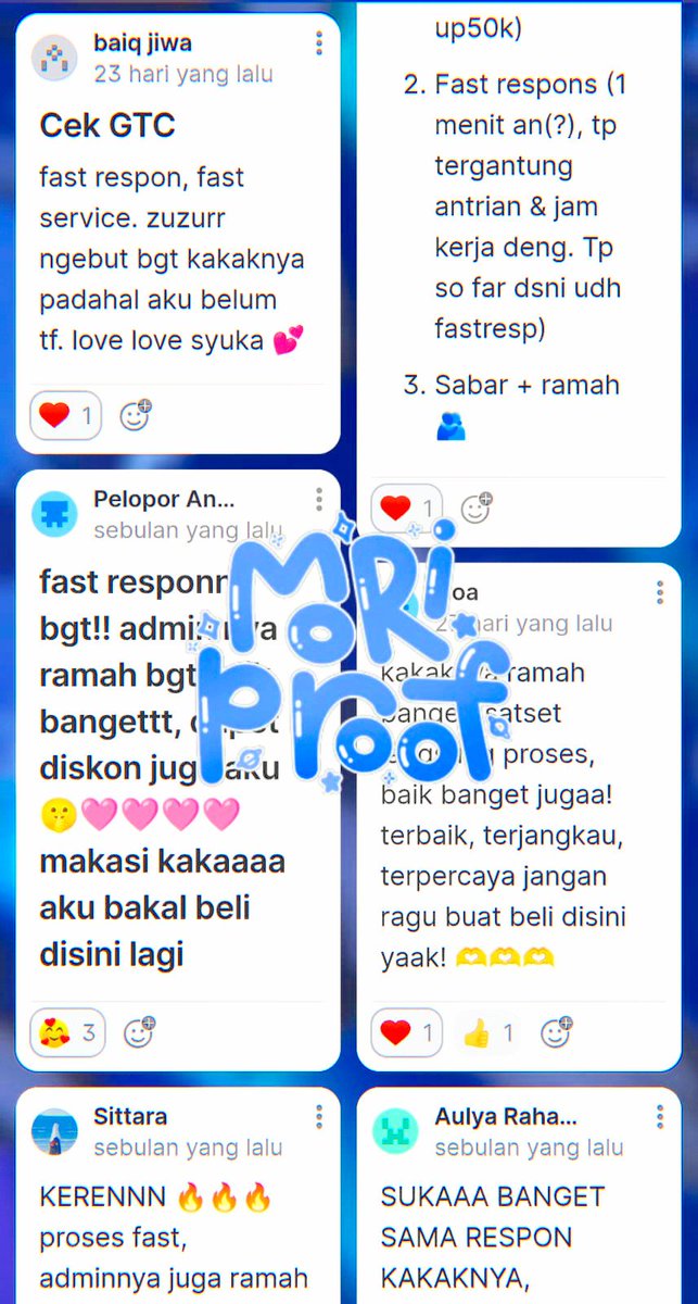 moristuff's tweet photo. — ☆ review my custie 📨 https://t.co/Y96wQFwUtO