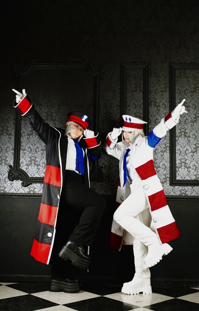 Rielrieeel_08's tweet photo. #祝16周年BW併せ
※Cosplay

▲▽ /  BW

『サブウェイマスターの  ノボリとクダリが

勝負を  しかけてきた！                     ▼      』

photo▶︎おたっくん(@otakkun_cos )様

ノボリ▲:@Syux5_ma 
クダリ▽:うち

 #サブマス https://t.co/bm0Nu5WSIa
