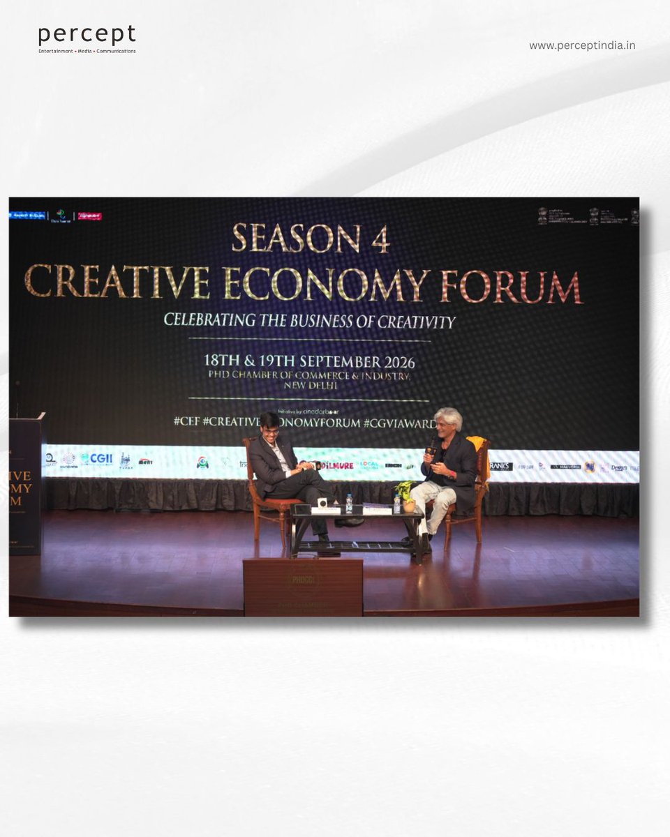 PerceptEMC's tweet photo. At the Creative Economy Forum – Season 4, New Delhi, @Czar2311Singh, Chairman &amp; Managing Director, @PerceptEMC, took the audience behind the story of Sunburn, from its beginnings in 2007 to nearly two decades of building one of India’s most recognised live entertainment IPs. https://t.co/csLiTqIFzW