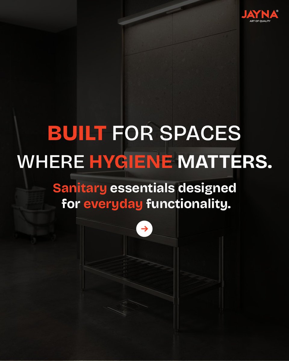 jaynasinks_'s tweet photo. Practical sanitary solutions designed for hygiene, durability, and everyday functionality.
Explore Jayna’s Janitor Sinks, Sluice Sinks, and Hand Wash Troughs—built for high-use spaces.
#JaynaSinks #SanitaryEssentials #BathroomSolutions #JanitorSink #SluiceSink https://t.co/EIs5HmcFYp