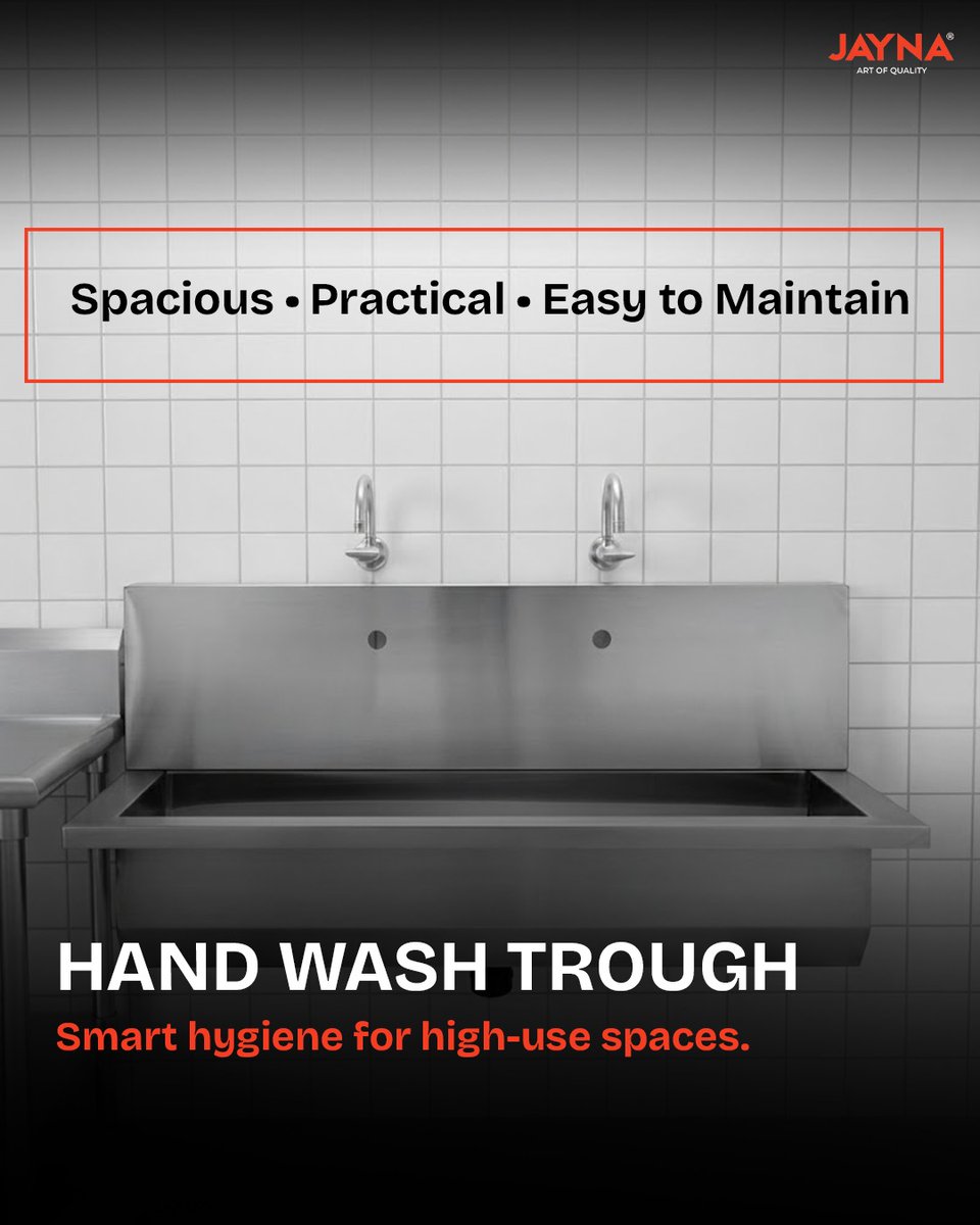 jaynasinks_'s tweet photo. Practical sanitary solutions designed for hygiene, durability, and everyday functionality.
Explore Jayna’s Janitor Sinks, Sluice Sinks, and Hand Wash Troughs—built for high-use spaces.
#JaynaSinks #SanitaryEssentials #BathroomSolutions #JanitorSink #SluiceSink https://t.co/EIs5HmcFYp