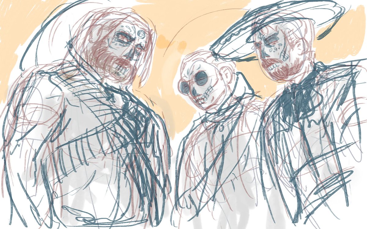 dangerduck16's tweet photo. you know what chinga tu madre *makes día de muertos disco elysium art* https://t.co/tDzg6guLwJ