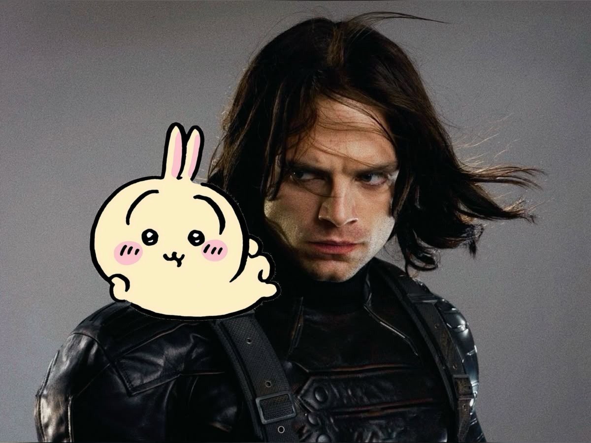 pearIogy's tweet photo. bucky: we’re gonna have to kill this guy, usagi. 
usagi: una! (enthusiastic) https://t.co/HZmunRy9w2