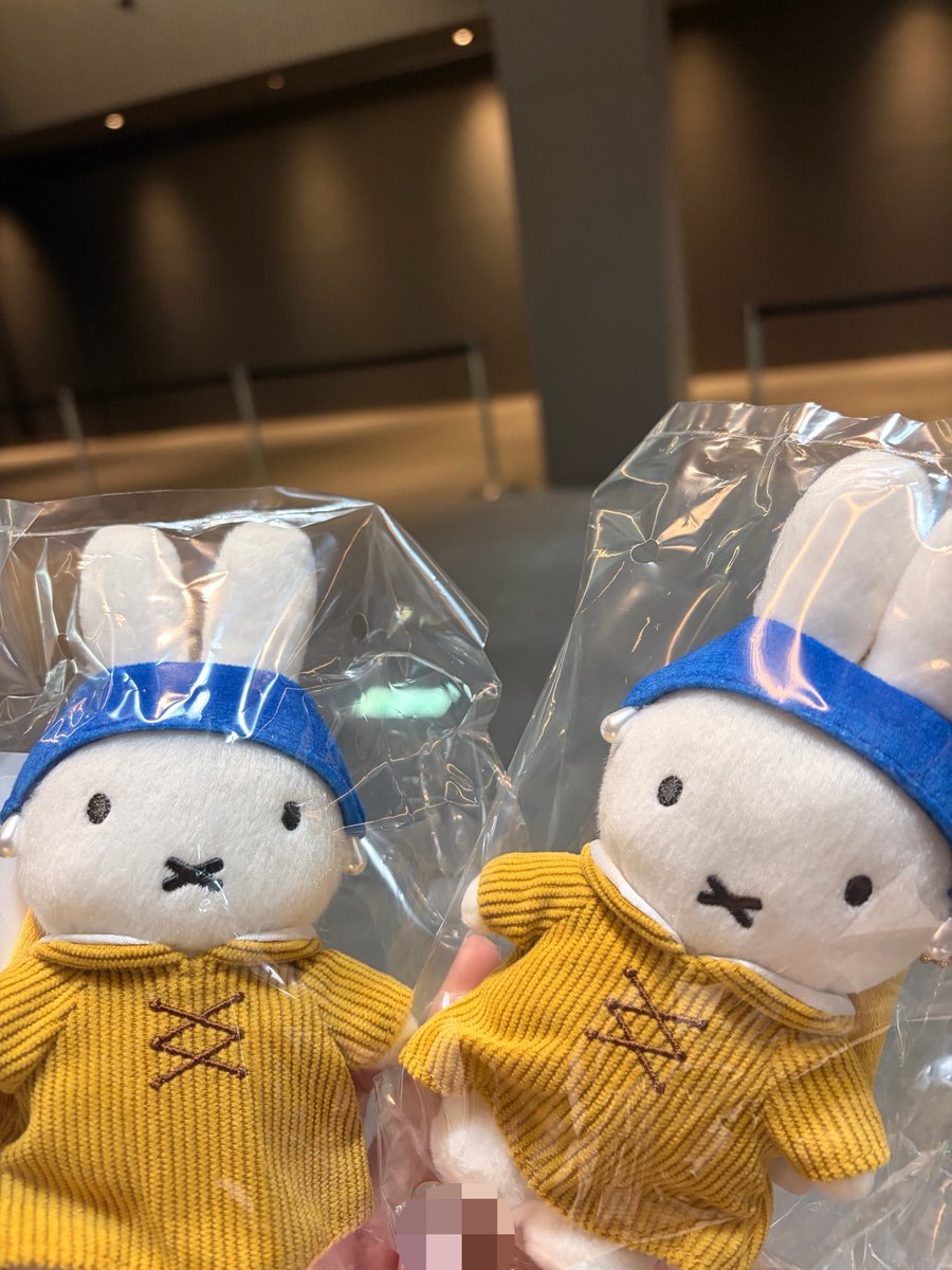 yroooork's tweet photo. フェルメール展今日からミッフィーのマスコット再販でまじ嬉しい https://t.co/32Z3lt71Re