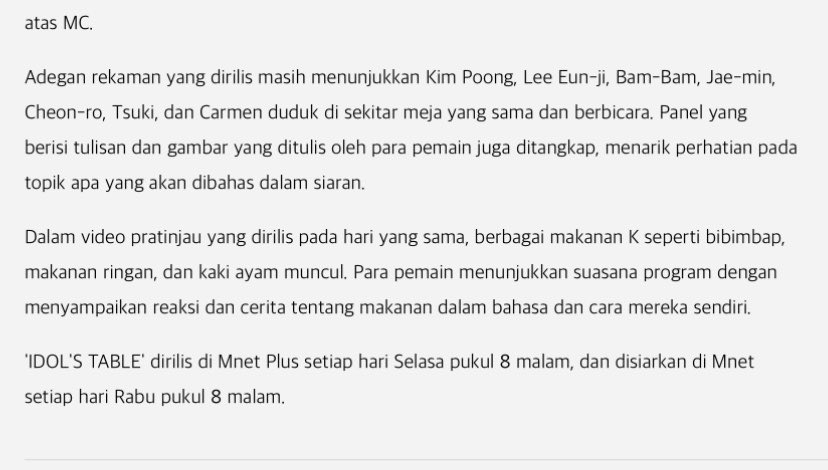 standwithcarmen's tweet photo. KACAU IDOL’S TABLE ternyata ada banyak episode nantinya, gw kira cuma program sekali tayang. kalau kayak gini harusnya mereka sebagai cast tetap nggak sih? carmen maknae is real, nggak sabar banget.❤️ https://t.co/VcHsr9rfGM