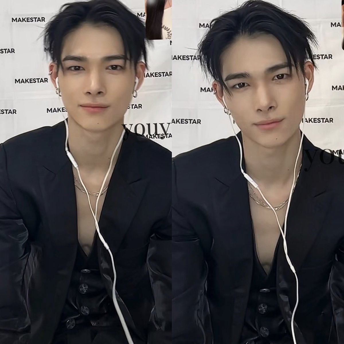 luvnishimura8's tweet photo. Niki in fancall he looks so good 🖤😍 https://t.co/C7UbRZOeT7