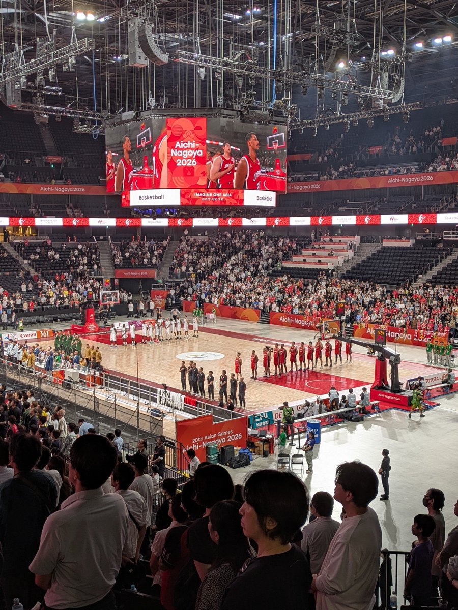 masuyabu's tweet photo. アジア競技大会🏀
曜日が分からなくなるバスケ漬けの11Days

各国チームをサポートさせて頂きました

大会は続きますが私のジャーニーは無事終了

チームアタッシェの皆様
お世話になりました感謝🙏

#20th_Asian_Games
#Aichi_Nagoya2026
#OneAsiaCrew https://t.co/iAw9eCYl2R