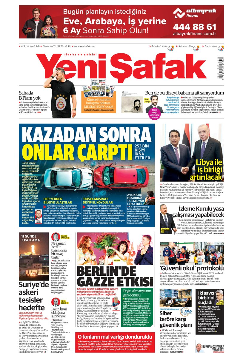 bulentmumay's tweet photo. İktidarın borazanlarının 1. sayfalarında fon skandalı haberini bulunuz... https://t.co/BEyLPDBXkg