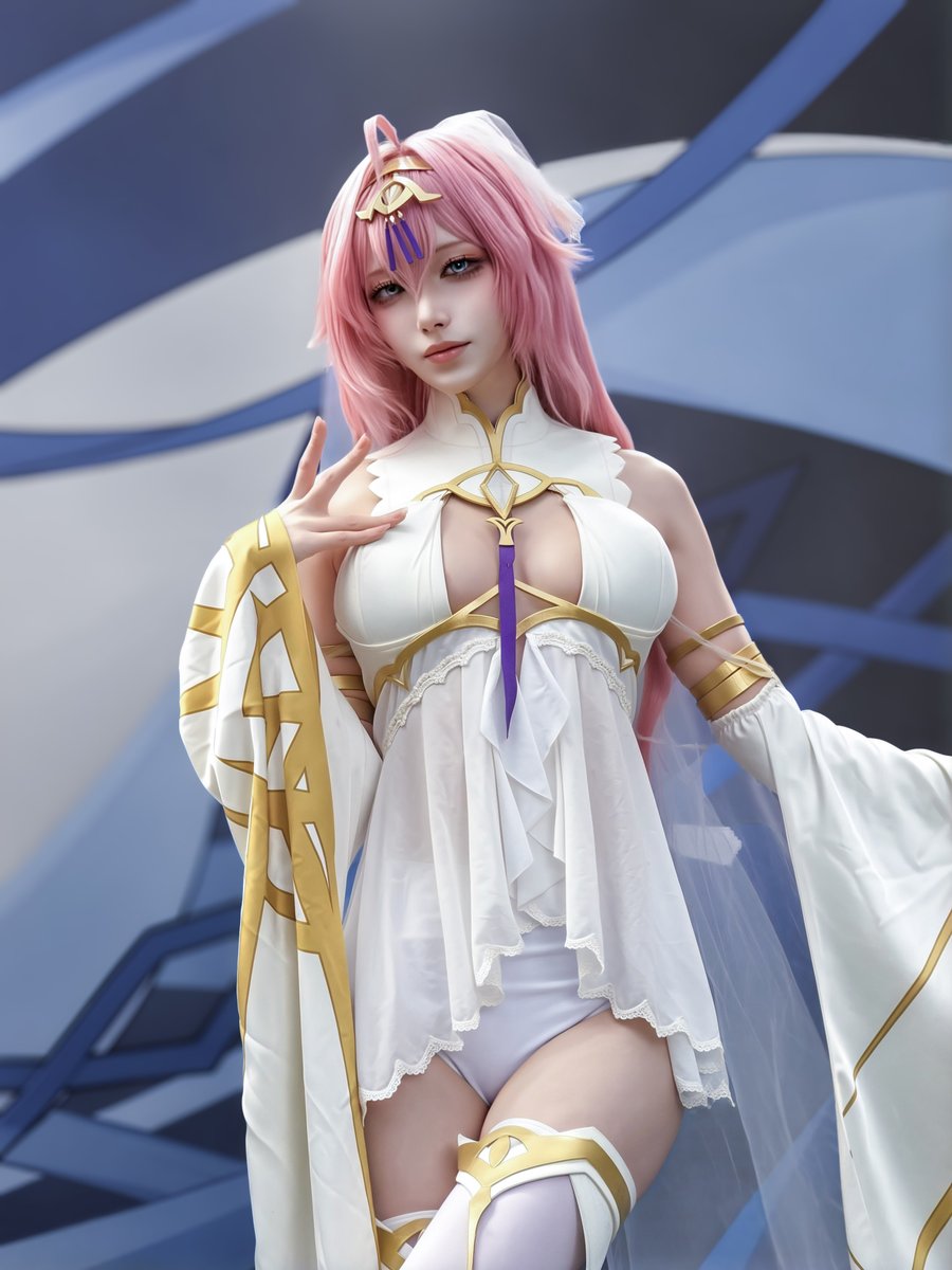 Lanparty_UT580's tweet photo. GXG 2026 

Cos info : @Hangah_cos 

#에픽세븐 
#epicseven 
#Cosplay https://t.co/n6TTrYhO5l