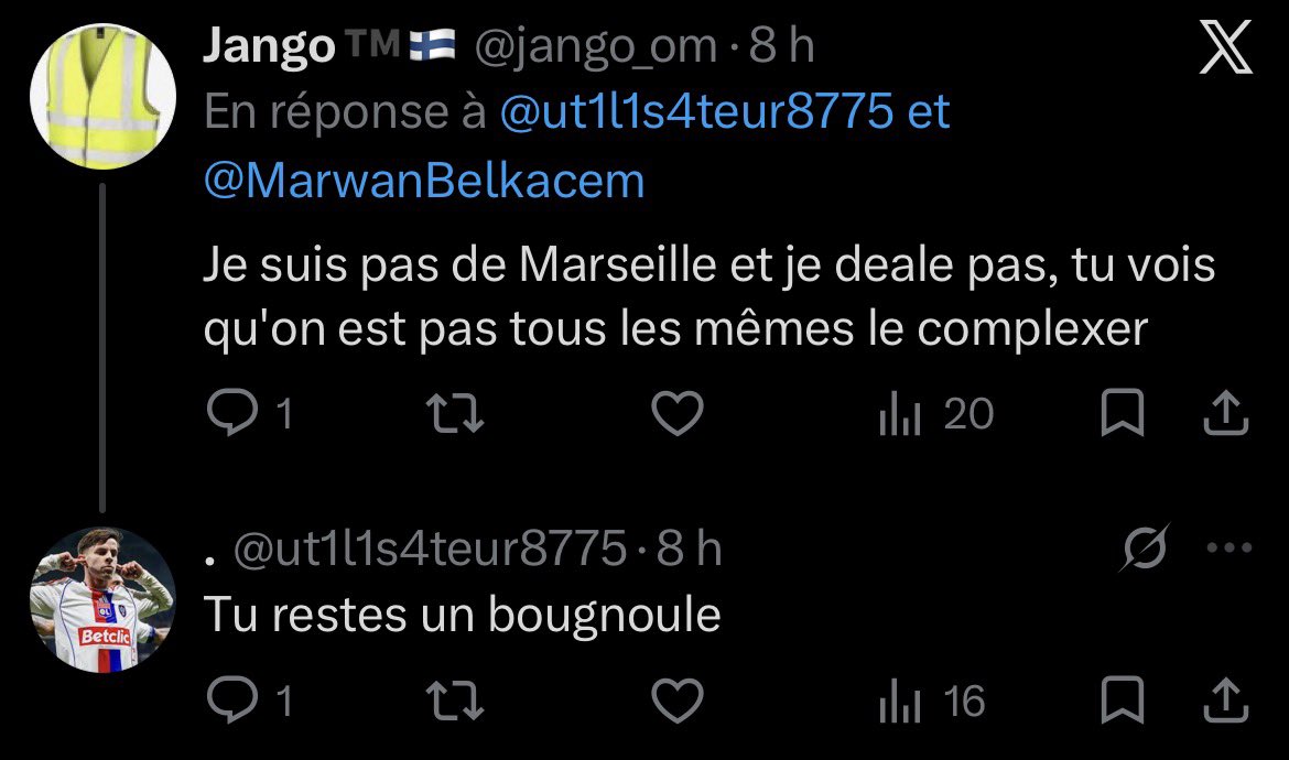 AnthooAlgodon's tweet photo. "2 ans qu'on se fait traîner dans la boue"

Sous-entendu on nous traite de vilain raciste qu'on est pas. 

Autre message dans la même heure. 

Ces gros racelards de merde ne peuvent pas s'en empêcher. https://t.co/euyxNoYp53
