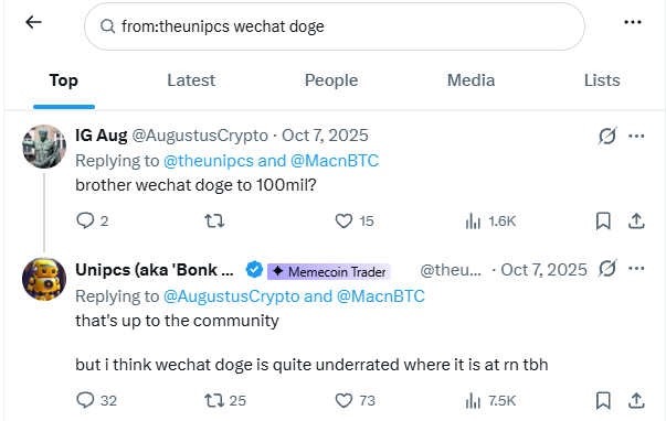 Will_binance's tweet photo. gm trenches, it's been pretty quiet lately, so I spent some time researching a Chinese cultural meme on Flap that I think is worth your attention 👇

旺柴 WangChai

0x14f6a94909c407854390aa2d2462a3095d317777

$旺柴 is a meme inspired by the iconic Shiba emoji used across WeChat

The name "旺柴" sounds very similar to "旺财", a phrase associated with prosperity and good fortune, making it instantly recognizable to Chinese users who see this emoji every day in conversations

One thing worth making clear from the start: this is not the original Solana token that reached a multi-million dollar valuation in 2025

That was a different project with its own history, community, and cycle

This is a new version on BSC, built around the same Chinese cultural narrative and WeChat Doge identity

And honestly, launching a culturally rooted Chinese meme on BNB Chain through Flap feels like the right place at the right time

If Chinese narratives continue gaining attention on BSC, memes like this naturally have a chance to attract liquidity and community interest

What caught my attention is how simple the story is

No complicated lore

No forced utility

Just a familiar emoji, a meme deeply embedded in Chinese internet culture, and a straightforward prosperity narrative that almost everyone can understand immediately

As a result, $旺柴 has already managed to attract meaningful volume and attention on BSC

I don't view $旺柴 as a utility project

I view it as a Chinese cultural meme currently being re-priced by the market on BNB Chain

What I'll continue watching closely:

Whether volume remains healthy and consistent
Whether holder growth continues organically
Whether the community creates memes, PFPs, and content beyond simply posting charts
Whether Chinese meme liquidity on BSC continues flowing into 旺柴 or rotates elsewhere

At the moment, $旺柴 is one of the clearest Chinese meme narratives on BSC

Simple, recognizable, culturally relevant, and already proving its ability to capture attention

In the past, I called MARS around a 400k market cap before it eventually pushed beyond 100M+

I also shared Niulai with the community around the 10M range before it later expanded toward 100M+

Of course, past performance guarantees nothing

The market doesn't reward history

It rewards attention, narratives, timing, and execution

This time, maybe $旺柴 becomes the next runner on Flap

Maybe it doesn't

Nobody knows for certain

What I do know is that the narrative makes sense, the culture behind it is real, and the community continues to build

For now, that's enough for me to keep paying attention

This is simply my personal opinion based on the narrative, community, and what the project is showing today

Not financial advice

Always do your own research before making any investment decision

. @theunipcs the final question is simple: would you like to be part of this run?