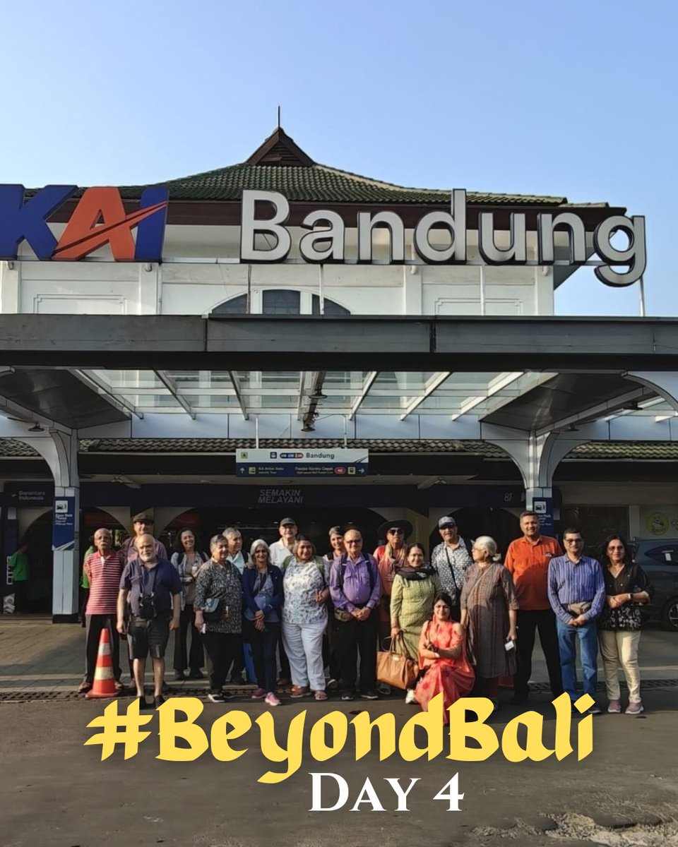TravelWithKhaki's tweet photo. #BEYONDBALI DIARIES – DAY 4️⃣ 🇮🇩

On Day 4 of our first ever #BeyondBali tour of Indonesia, we headed out of Bandung to Yogyakarta, Java’s cultural capital. We took the early morning Panaromic Train. And what a ride it was – a truly picturesque journey through lush green paddy fields, mountains and villages with excellent views all the way. Lunch was on board the train, and we reached Yogyakarta in the afternoon.

After check-in and a brief rest, we went exploring the soul of Yogyakarta. Our first stop was the city’s iconic Tugu Monument, which lies right on the sacred Celestial Axis connecting Mt Merapi to the Sultan's Palace. We then had an enjoyable walk down the bustling Malioboro Street, taking in architecture, culture and food. We ended the night, sampling the legendary charcoal coffee – Kopi Joss – at a roadside stall. 

On Day 5, we will explore the Buddhist mandala of Borobudur.

Want to see the world with us? Join us for our upcoming international tours:
#UltimateUzbek to Uzbekistan from 26 Oct - 2 Nov '26.
#LureOfLanka to Sri Lanka from 14-21 Nov '26
#AngkorAndMore to Cambodia from 21-28 Nov '26
#EyeOnEgypt to Egypt from 5-14 Dec '26
#JordanJaunt to Jordan from 26 Dec '26 - 1 Jan '27

➡️ Read the tour brochures here: https://t.co/cykTGsrmV1

Bookings are open. For bookings and inquiries, please call us on +91 89281 57148.

#KhakiTours #TravelWithKhaki #InternationalTrips #GroupTours #Uzbekistan #Cambodia #Egypt #Jordan #SriLanka #Indonesia