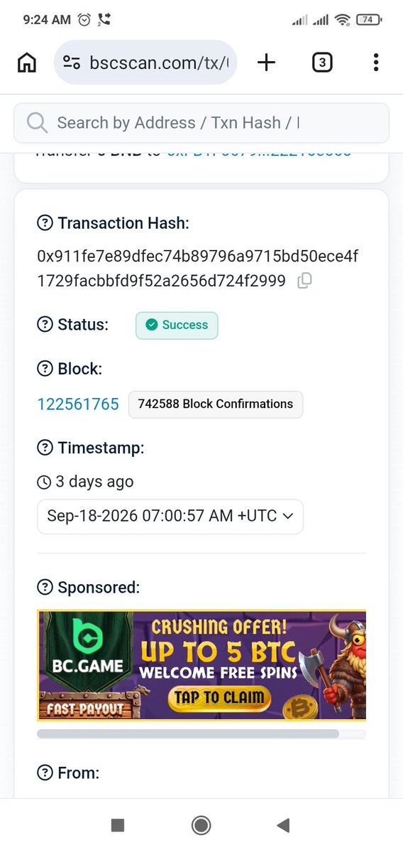 swadilas's tweet photo. @gtechnetwork Transaction hash 0x911fe7e89dfec74b89796a9715bd50ece4f1729facbbfd9f52a2656d724f2999 https://t.co/hKZwV4LY06