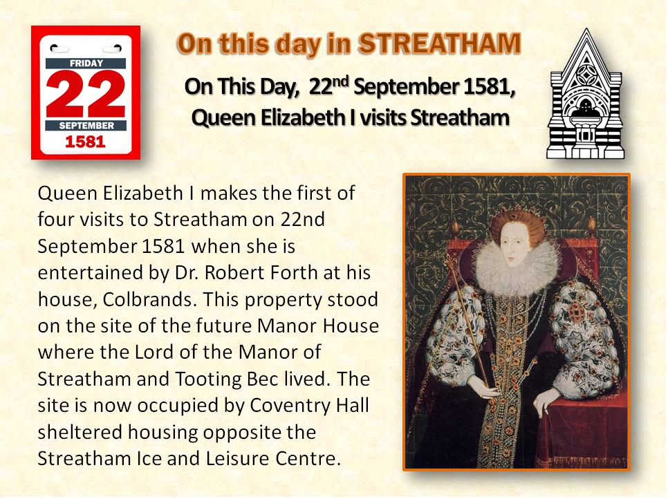 SocStreatham's tweet photo. A look back at what happened in Streatham on 22nd September 1581 #streathamhistory https://t.co/Pe2ycevfdv