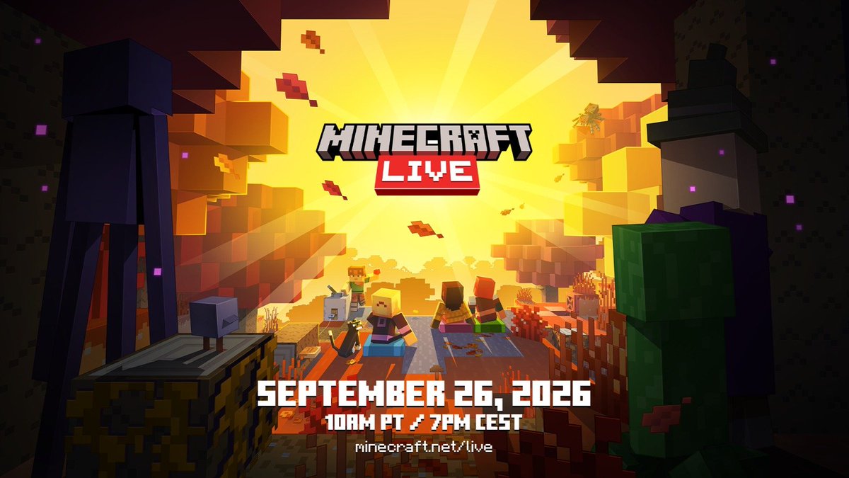UDON130's tweet photo. 冬のアプデが公表されるMinecraft Liveが9/27日曜日の深夜2時に開催決定！

こっから生活習慣一回転させて当日夜に起き、そこからまた一回転させて再来週は京都大坂行くぜ！！ https://t.co/d8OIDGF7Rh