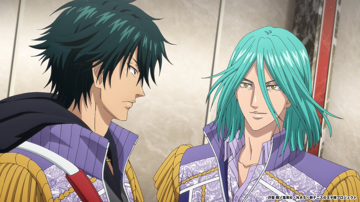 shintenianime's tweet photo. 【#決勝メンバー決定戦】

1話「日本代表・次なる戦い」
放送でご覧いただいた皆様、ご視聴ありがとうございました！！

現在、dアニメストア、U-NEXT、アニメタイムズ にて先行配信中！

一般配信については下記よりご確認ください🎾
https://t.co/LJTRT4y3JJ

#テニプリ https://t.co/CdqaN0rnPT