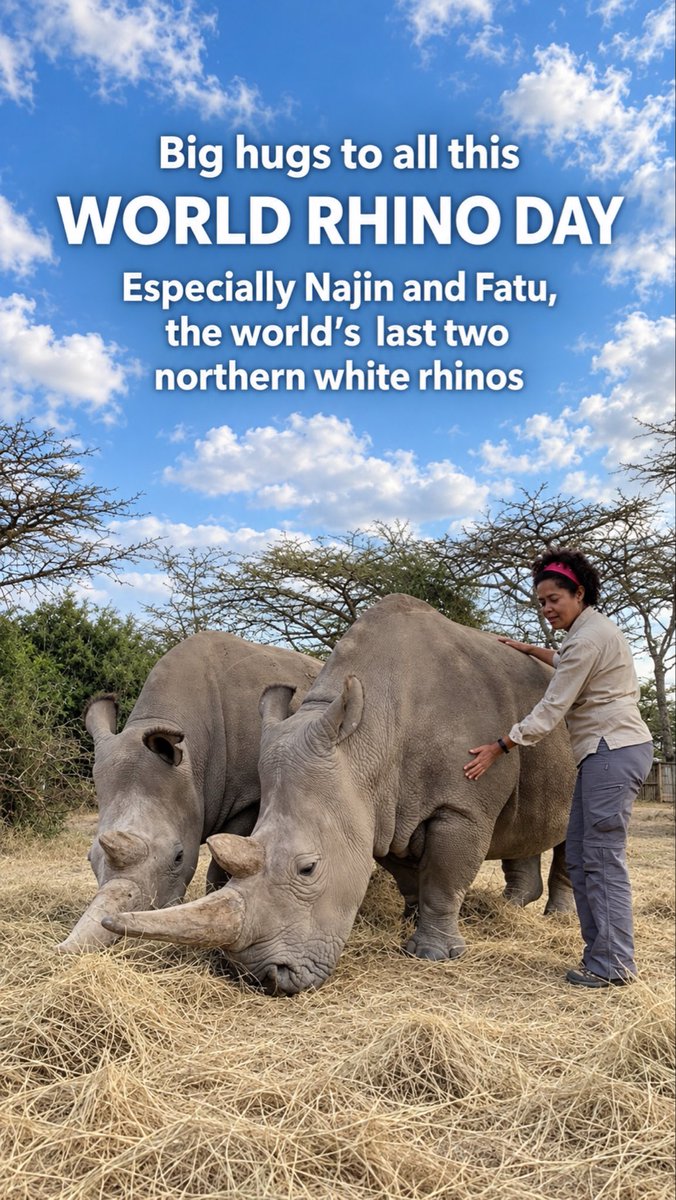 paulakahumbu's tweet photo. .@kwskenya @Min_TourismKE @magicalkenya @OlPejeta #Oljogi @KWSTsavoWest #rumaPark #LNakurupark @ConservNtn @Thank you to everyone fighting to keep our giants in this world. May the names of the last of the Northern Whites be on everyone’s minds, hearts and lips. https://t.co/JKJwtfCGcm