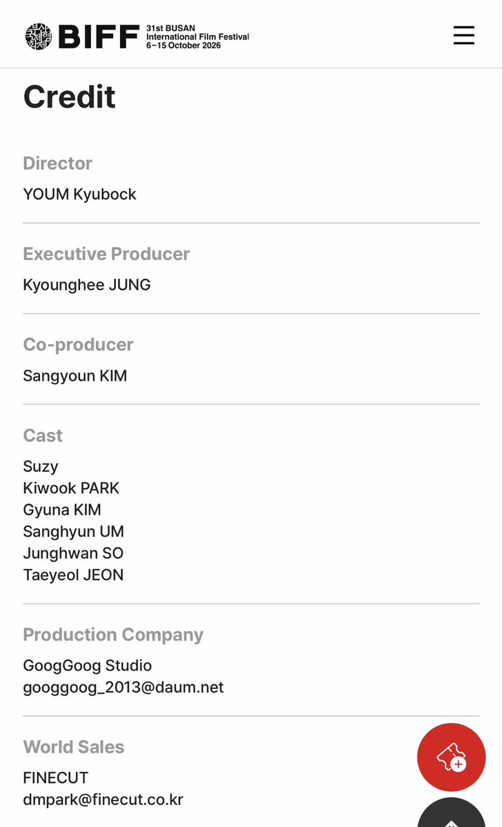 Sandrapui97's tweet photo. [OST &amp; NARRATION] #SUZY is listed in the casts of <Long Long Night> on 2026 Busan International Film Festival (BIFF) official site✨

#수지 will be OST vocalist &amp; also narrate the role of “Me” - the young penguin who leads the film’s overall story.

#배수지 #BAESUZY #긴긴밤 https://t.co/rMraqyviAl