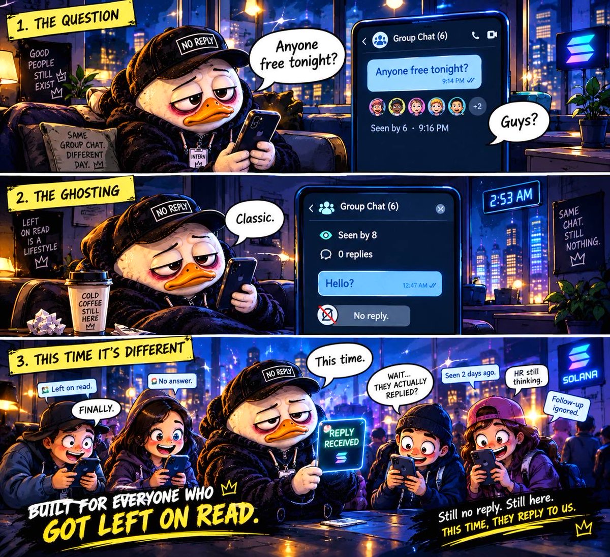 mofweb3space001's tweet photo. My memes entry!!
sent the email. followed up. followed up again.
got ghosted so hard i accidentally became the founder 😭
still here. still no reply.
@NoReplySOL #REPLYmeme https://t.co/aXXEfDsQRr