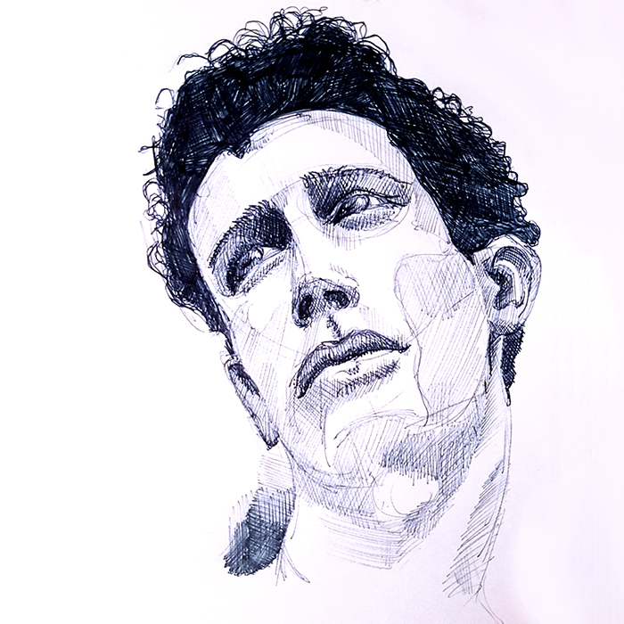 JulianNewmanArt's tweet photo. Young male pen sketch - I think this one worked out ok... I love the dynamic and slightly off balanced, unnatural pose - your thoughts!
#sketch #sketchbook #illustration #portrait #maleportrait #portraiture #artist #sketches #artwork #creativity #artworks #dynamicdrawing https://t.co/kTvn7qMCtz