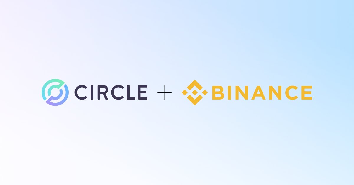 circle's tweet photo. Circle 🤝 @binance

Circle and Binance are continuing to build together through a new five-year commercial agreement to expand USDC access across emerging markets.

Binance has also made a $100M strategic investment in Circle.

https://t.co/I0CIUBUoCZ https://t.co/zQ9f9EiYTk