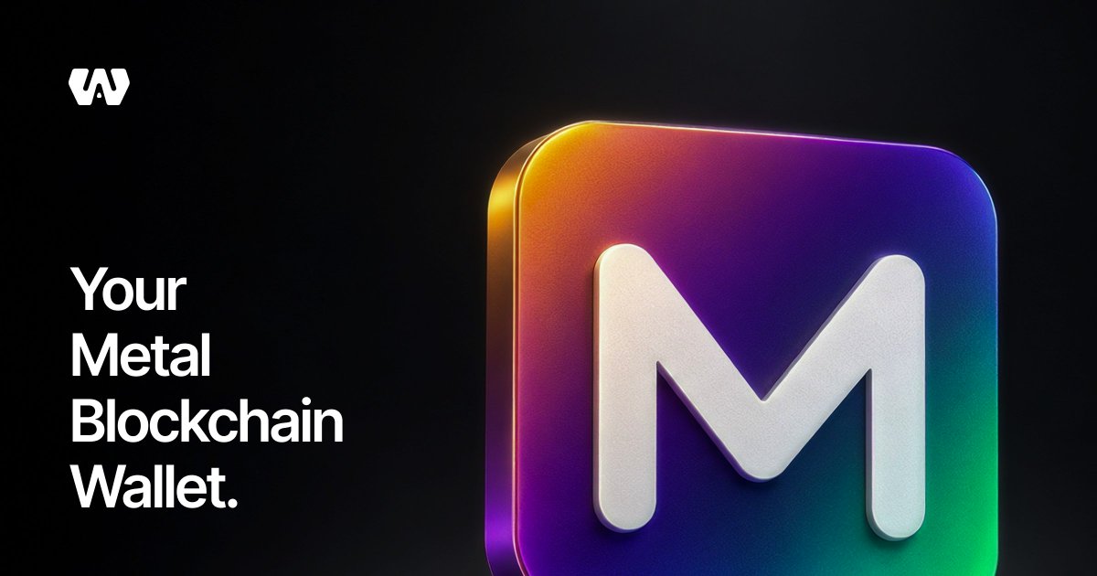 webauthwallet's tweet photo. Your @MetalBlockchain wallet.

Manage METAL in WebAuth Wallet with secure self-custody, built-in staking, cross-chain transfers, multi-network support, and direct access to the @MetallicusTDBN ecosystem. https://t.co/sAcTBkiPF5